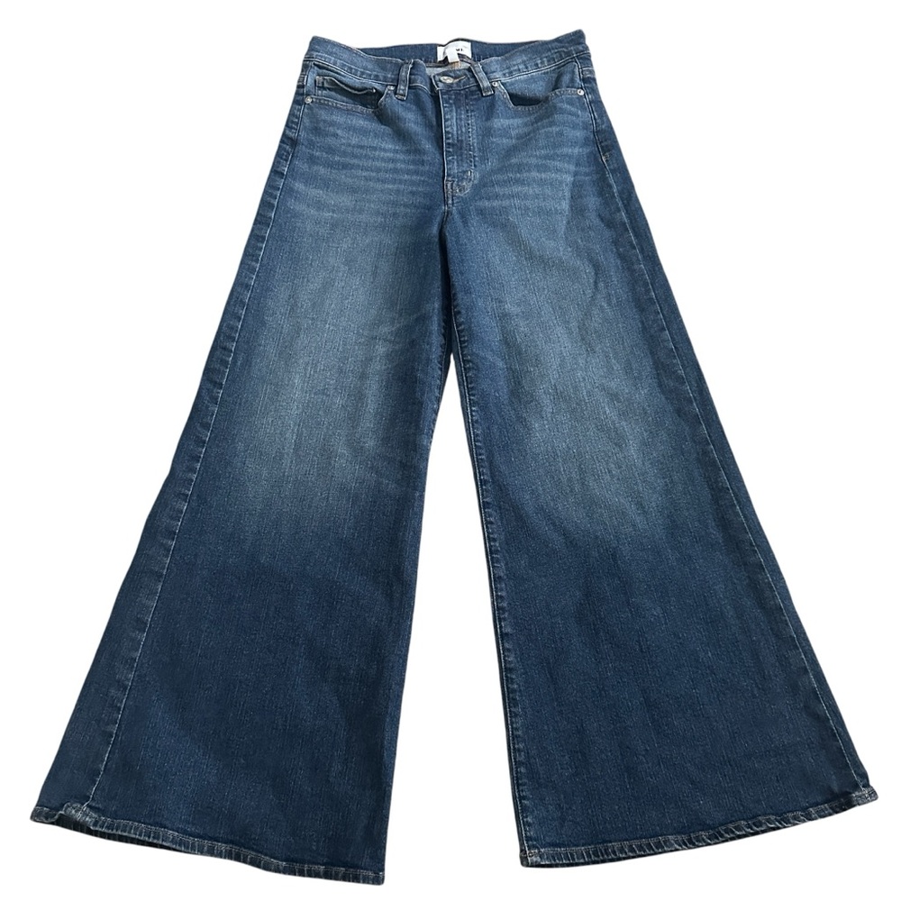 Frame Wide Leg Hi Rise Denim Jeans Womens Size 30